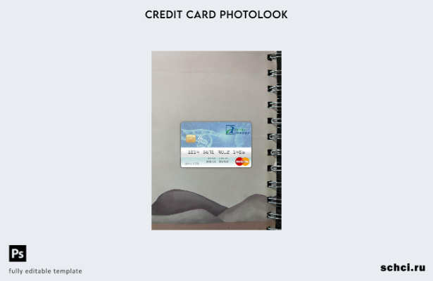 цифровая загрузка Бенин Атлантический банк Mastercard фотовид переднего шаблона